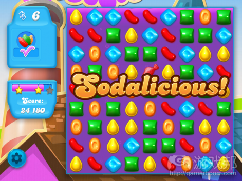 Candy Crush Soda Saga��from pocketgamer.biz��