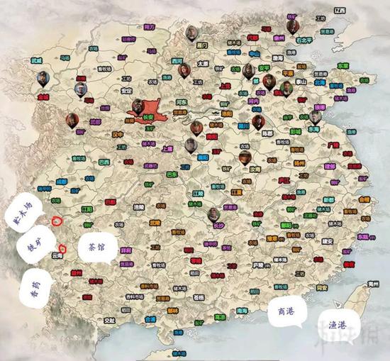 《全面战争:三国》地图一览