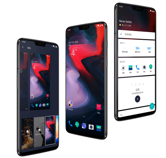 系统方面,一加 6 搭载的是基于 Android 8.1 的氢 OS 5.1。