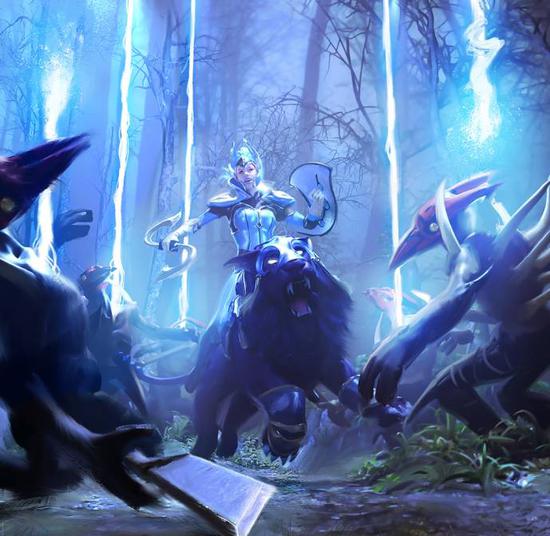 别问为什么放月骑的原画,我就是觉得好看!