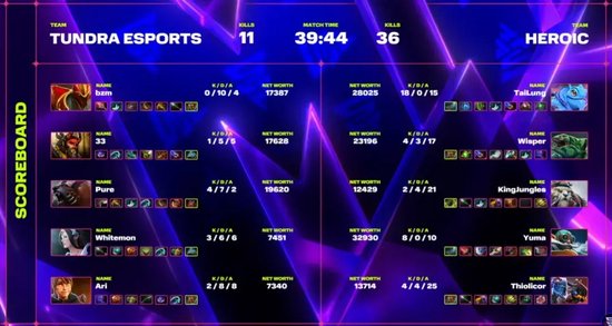 【蜗牛电竞】BLAST Slam VI入围赛结束，Tundra爆冷不敌HEROIC！线下淘汰赛13日开战【EV扑克小游戏官网】