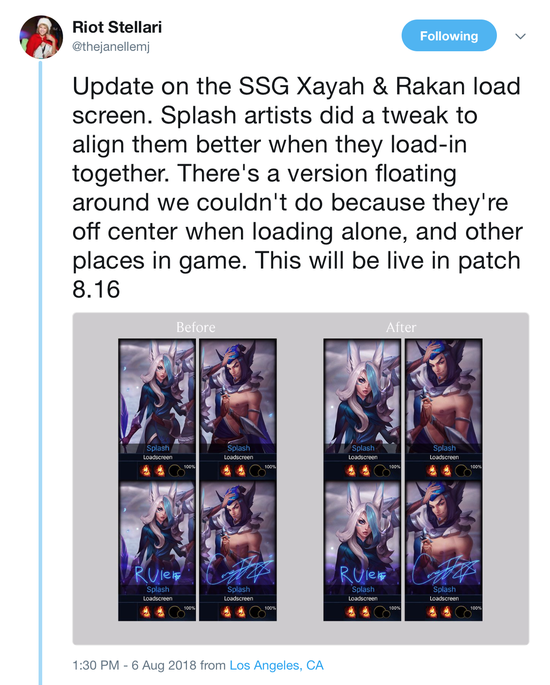 英雄联盟SSG霞洛冠军皮肤签名版本8.16上线