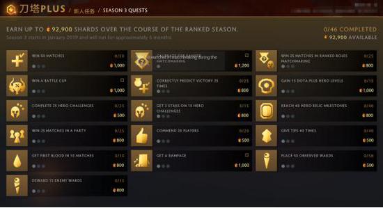 年关将近气象新:天梯赛季及DotaPlus更新