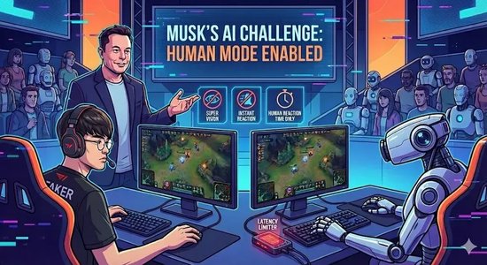 马斯克要建AI战队挑战《英雄联盟》世界冠军，T1已应战