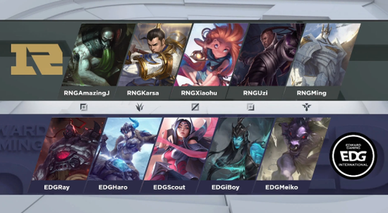 EDG连续失误惨遭翻盘,0:2不敌RNG