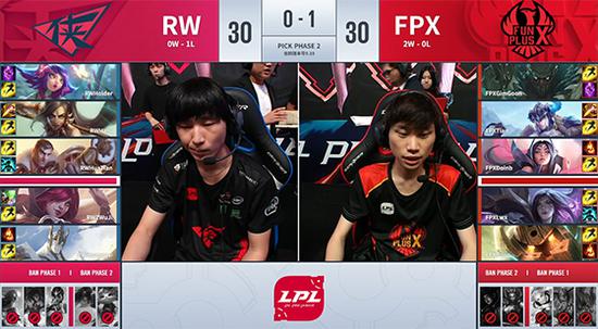 Lwx卡莎团战伤害爆表，FPX2-0战胜RW喜提三连胜！