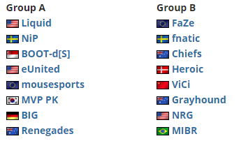 IEM悉尼站观赛指南出炉,中国战队VG首轮遭遇NRG