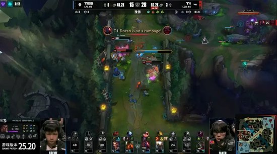 【蜗牛电竞】《英雄联盟》S15全球总决赛半决赛TES对阵T1战报【EV扑克小游戏官网】