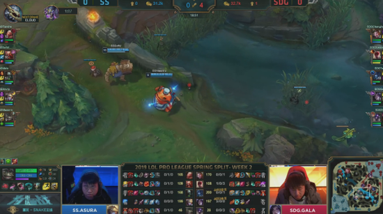 LPL“龙蛇大战”新军SDG 2:0击败Snake