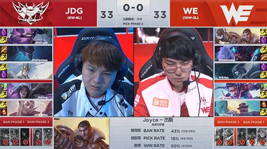 imp状态火热梦回S4,JDG战胜WE晋级季后赛第二轮