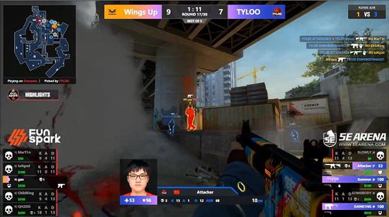 Attacker包点四杀刷屏