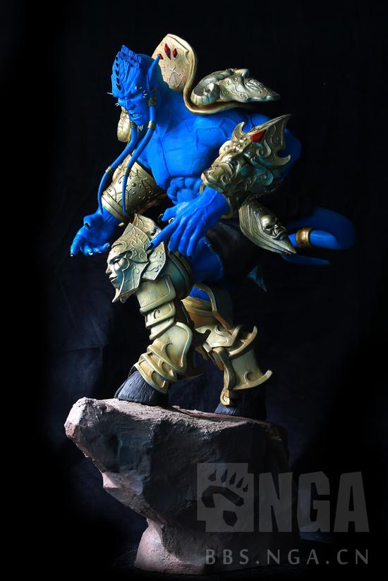 魔兽玩家制造手办 来自阿古斯的艾瑞达人大魔