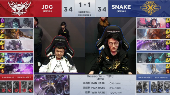 LPL春季赛:JDG主场战胜蛇队 迈向第一梯队