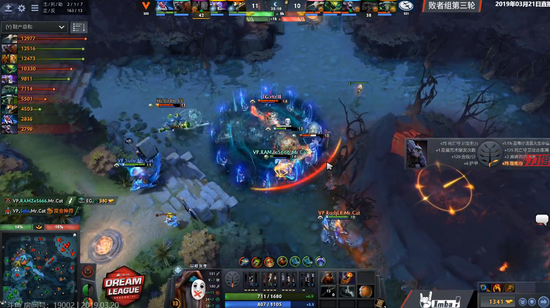 无惧“天敌”,VP让一追二击败EG打进前六