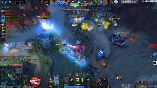 无惧“天敌”,VP让一追二击败EG打进前六