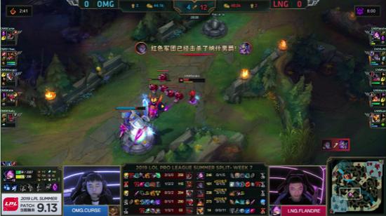 势如破竹横扫对手 LNG做客成都2:0战胜OMG