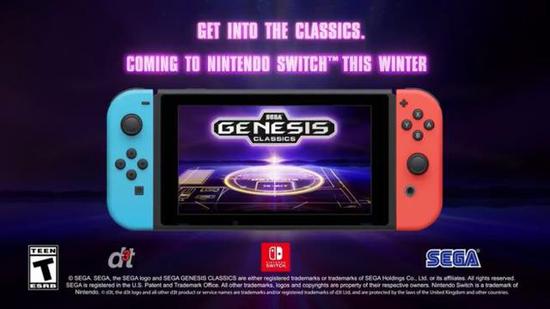 《世嘉创世经典游戏合集》将于今年冬季登陆Switch,将发行实体卡带及数字版。