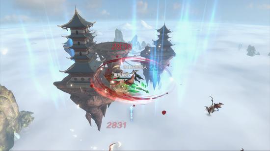 《完美世界》手游战斗场景