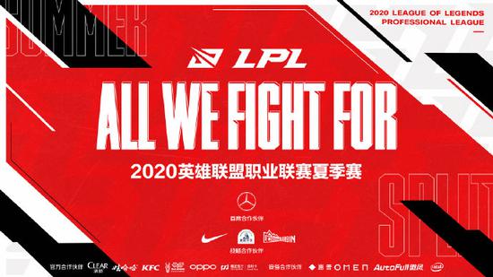 2020LPL夏季赛战队海报 ALL WE FIGHT FOR！