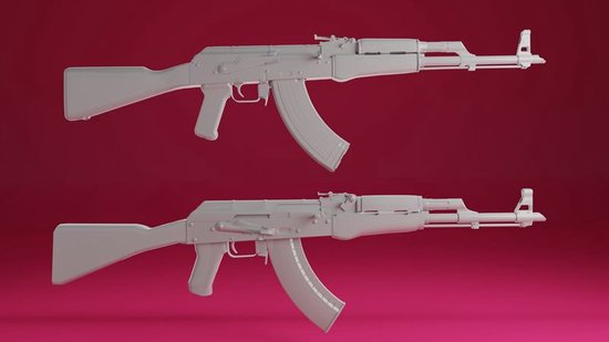 细节区别 CS2、CSGO主力枪械模型对比