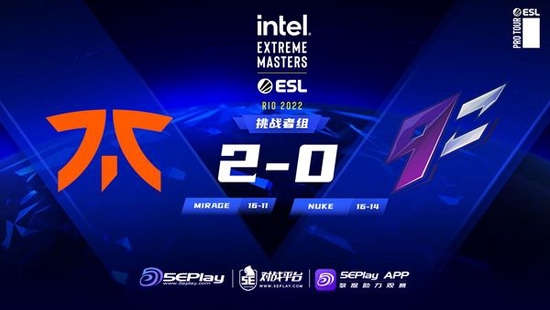 IEM 里约 Major：fnatic坐上晋级末班车