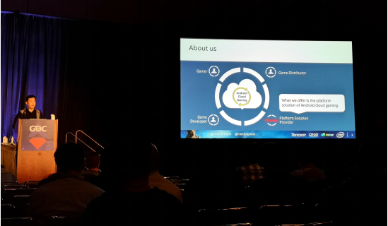 腾讯CMatrix“Android云游戏”演讲现场