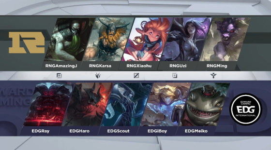 EDG连续失误惨遭翻盘,0:2不敌RNG