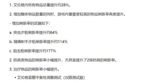 并且将艾伦格的蓝圈，进行了机制调整。