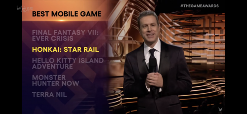 玩家自觉打榜！《星铁》斩获TGA年度手游并非偶然