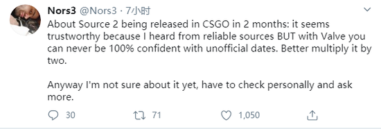 V社或将在两个月后实装CSGO起源2引擎