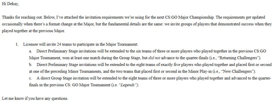 V社确认:如果C9执意组建新阵,将失去Major席位