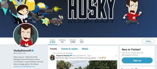 HuskyStarcraft的推特账号