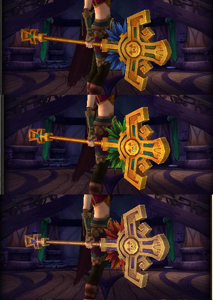 魔兽8.0测试服前瞻 赞达拉任务奖励武器模型展