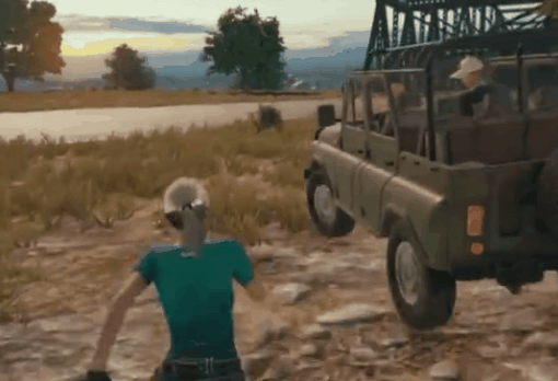 《绝地求生》一妹子就因上错车惨遭多人围歼!