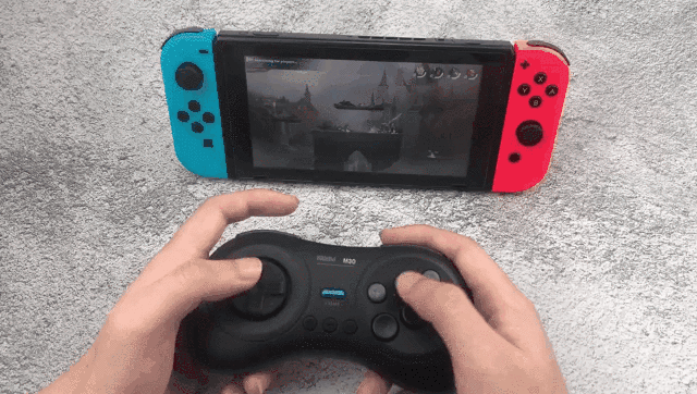 八位堂(8BitDo)M30蓝牙游戏手柄连接任天堂Switch游戏--格斗哈拉Brawlhalla