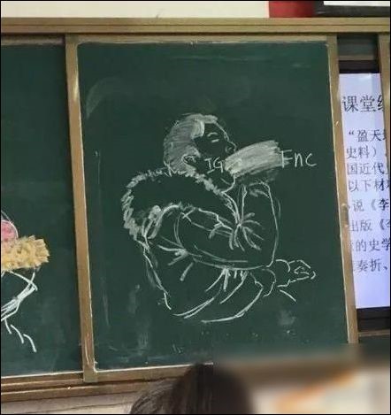 黑板报画作