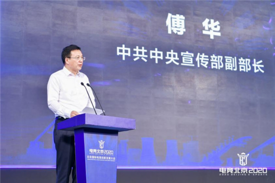 中共中央宣传部副部长傅华发表致辞