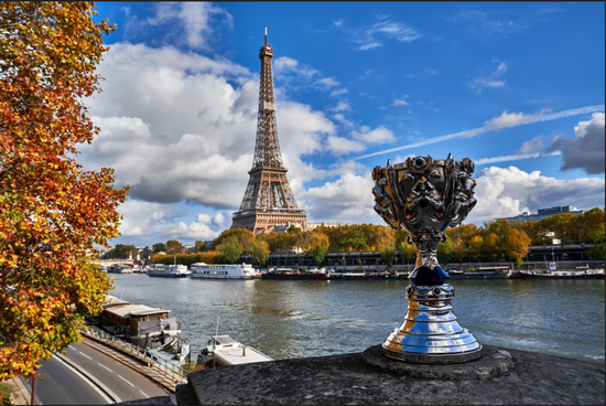 巴黎是2019年全球总决赛的决赛主办城市，我们在埃菲尔铁塔举办了决赛赛前新闻发布会