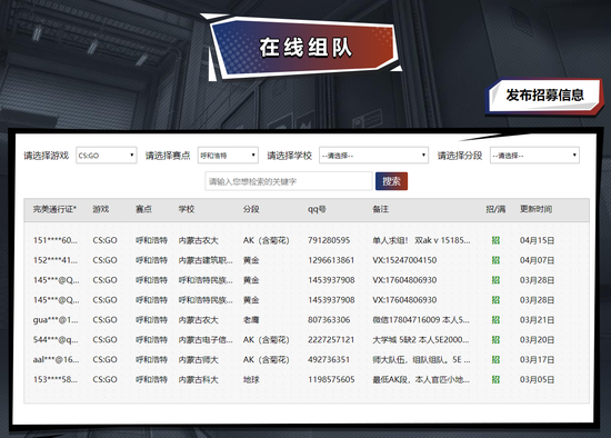 高校联赛CS:GO本周末降临广州、长沙、呼和浩特