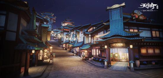 夜色下的苏澜城