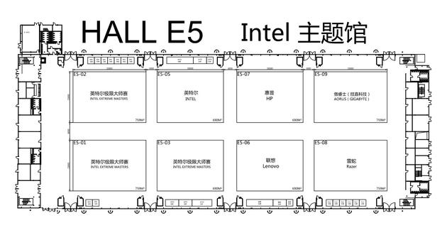 E5馆展位图（点击查看大图）