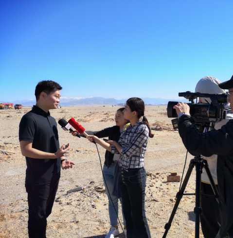 斗鱼直播联合创始人兼联席CEO张文明接受媒体采访