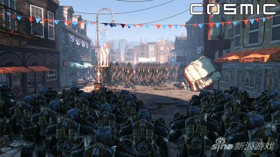 《辐射4》火爆大战 1000死亡爪大战钢铁兄弟