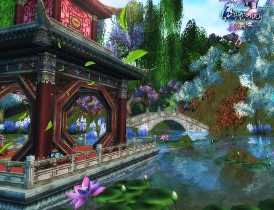 图12：《完美国际2》新版“仙境奇园”家园截图