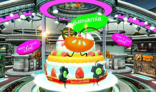 祝橘子20周年生日快乐，《梦幻之星ONLINE 2》特别将游戏大厅打造成充满橘子风格的专属设计