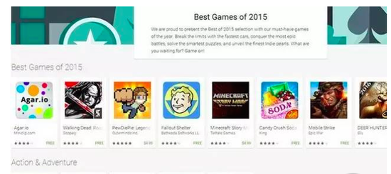 Google Play发布2015最佳游戏名单，地区差异明显