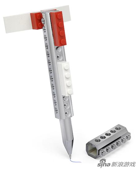 这支Build-On Brick钢笔兼容乐高在内的数款积木
