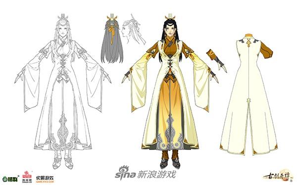 古剑OL曝全新职业形象及武器 妙法用琴天罡持