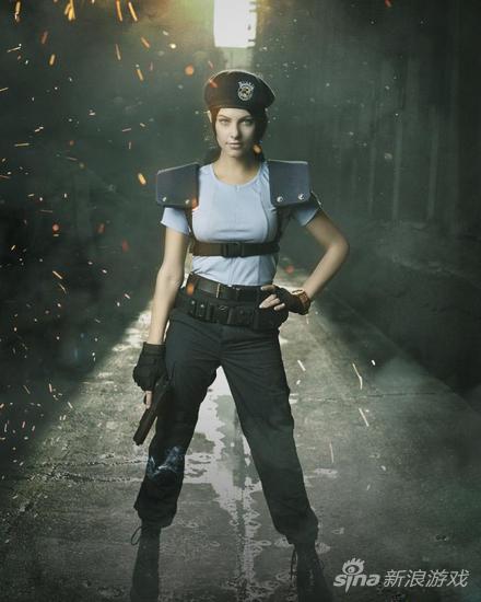 100%还原 生化危机演员完美COS吉尔大姐_单