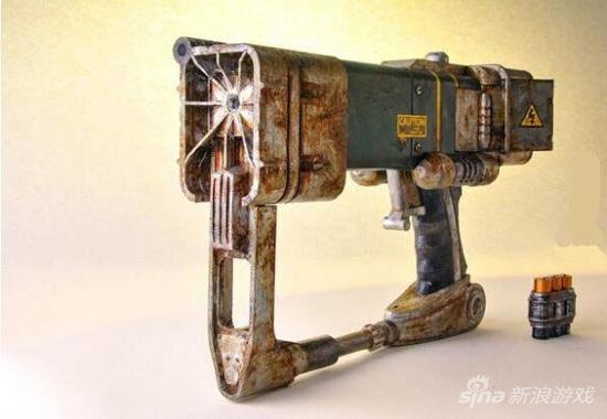 3D打印《辐射4》“镭射手枪”